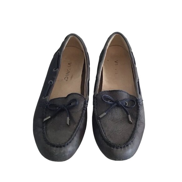VICINI- WOMENS NAVY SLIPON SHOES SIZE 7.5 - Picture 3 of 8